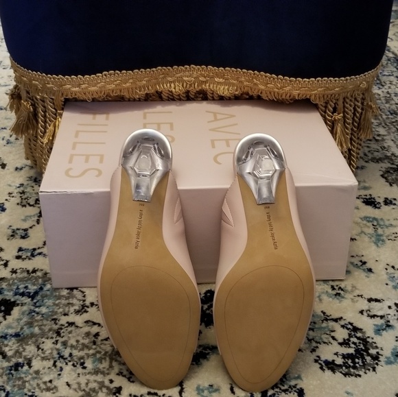 Avec Les Filles Jazz Open Toe Heel -Size 8 - Picture 6 of 7